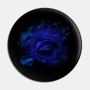 Beautiful blue rose design Pin