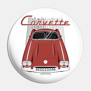 Corvette C1 1958-1960 - Maroon Pin