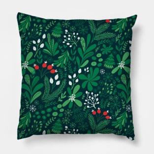 Christmas holiday pattern Pillow