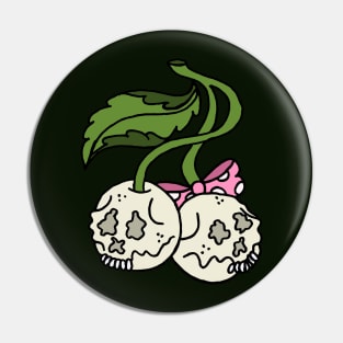 Skull Cherries Pin