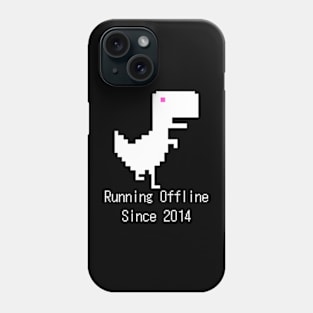 8bit Dinosaur game no 1 game Phone Case