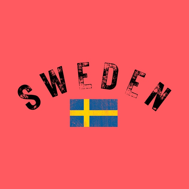 Sweden Flag Design by VikingHeart Designs