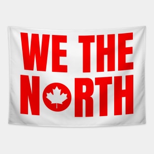 Image: We the north (oh canada) (red) Tapestry