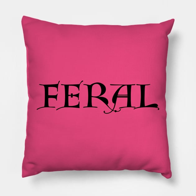 Feral Pillow by Dragon Shenanigans