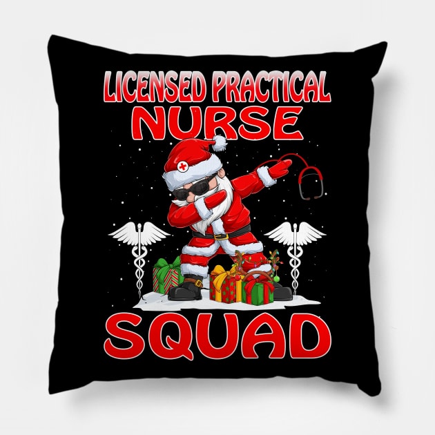 Christmas Licensed Practical Nurse Squad Reindeer Pillow by intelus