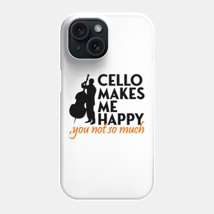 cello makes me happy Phone Case