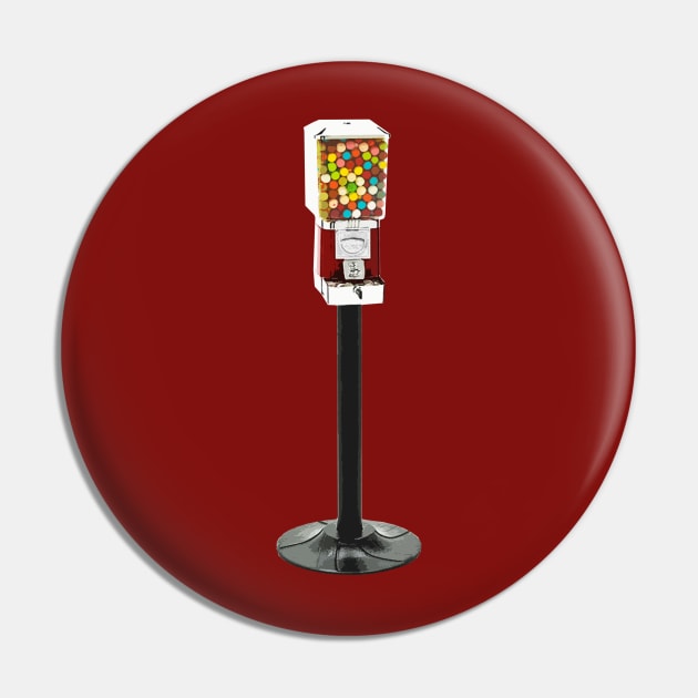 Gumball Machine Cranberry Pin by CharlieCreator