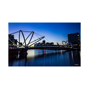 The Seafarers Bridge, South Wharf,  Melbourne, Victoria, Australia. T-Shirt