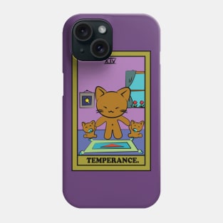 TAROT CARDS | TEMPERANCE. | CAT Phone Case