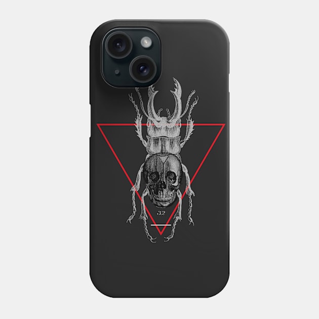 Death Scarab Phone Case by RAdesigns