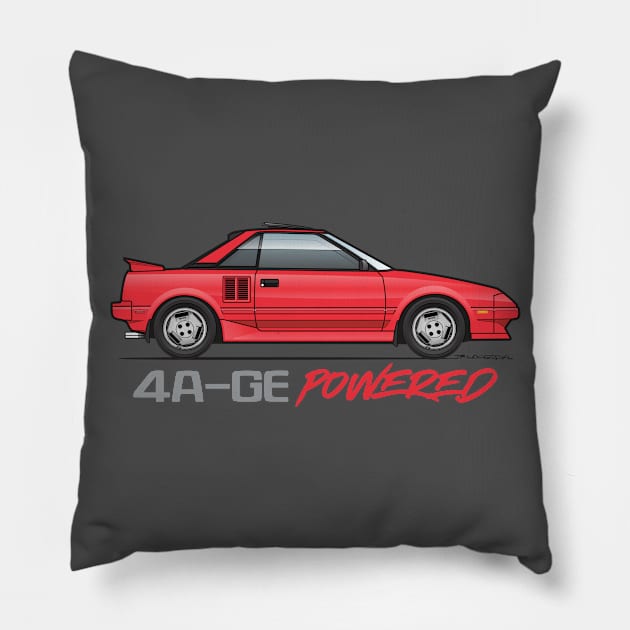 Powered-Red Pillow by JRCustoms44