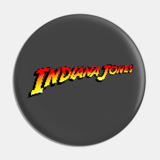 Indiana Jones Pixelated Art Pin