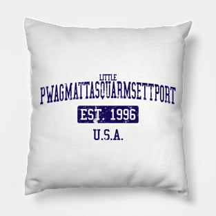 Little Pwagmattasquarmsettport, U.S.A. Pillow