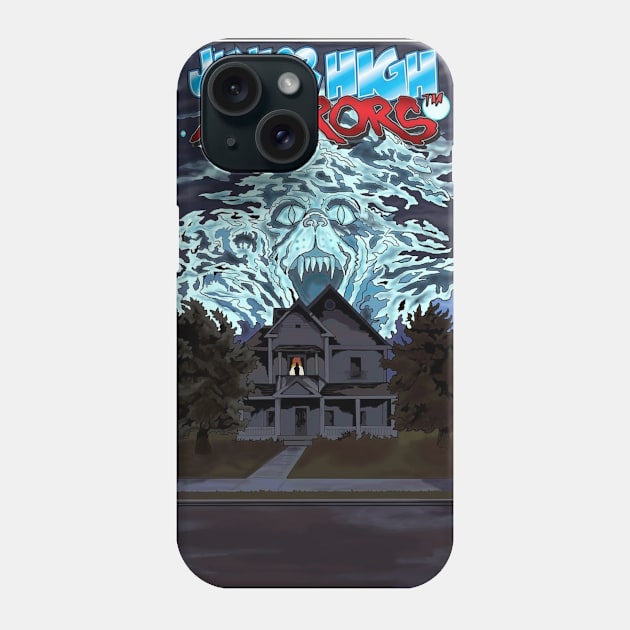 Junior High Horrors 8 Fright Night parody Phone Case by Eric L Kent