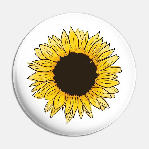 sunflower Pin by ubercuties