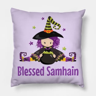 Samhain Witch Gift Wicca Pagan Gifts Witchy Design Pillow