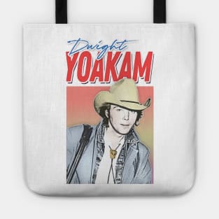 Dwight Yoakam / 80s Styled Retro Fan Design Tote