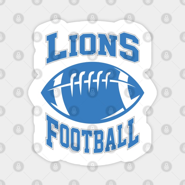 Detroit Lions Football Club Magnet by Cemploex_Art