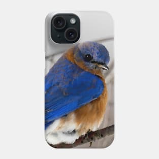 Eastern Blue Bird Phone Case