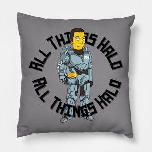 Halo x Simpsons Fred-104 Pillow