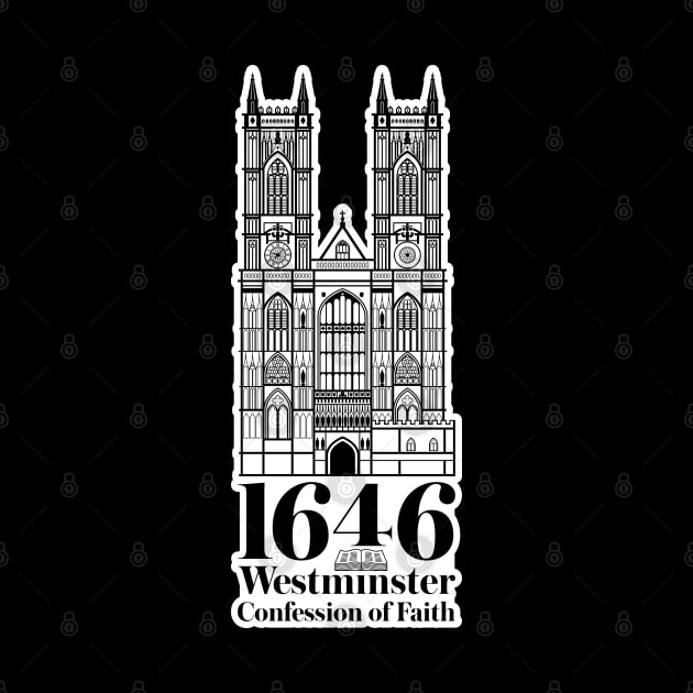 Reformed christian art. 1646 The Westminster Confession of Faith. by Reformer