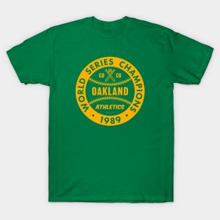 Sports / College Vintage Champion MLB Oakland Athletics Tee Shirt 1989 Size Medium Made in USA