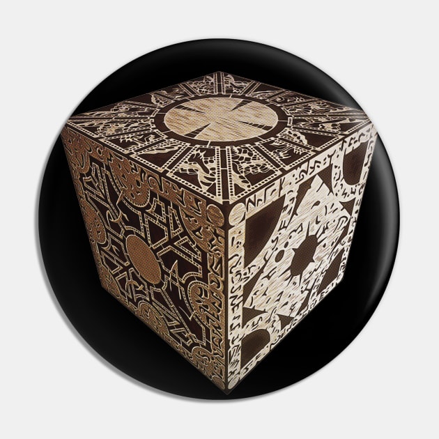 Cenobite Lament Configuration Puzzle Box Pin by Meta Cortex