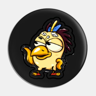 Cool Chick Sticker Pin