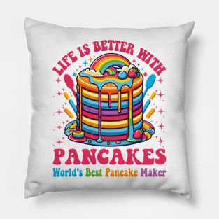 World's Best Pancakes Mmaker Pillow