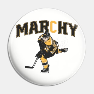 Brad Marchand Captain Marchy Pin