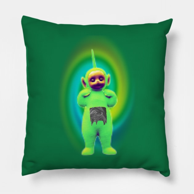 Pixelated DIPSY Pillow by AKartwork