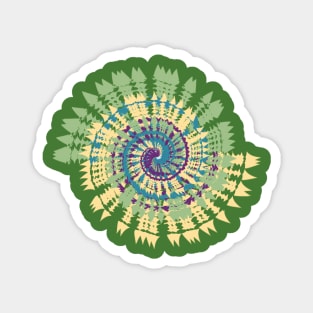 Tie-Dye Spring Morning Magnet