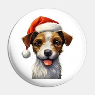 Christmas Maltese Terrier Pin