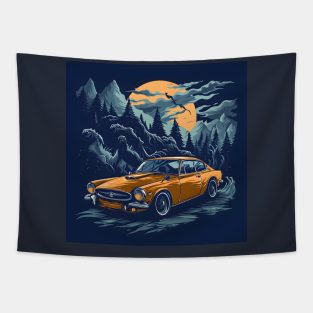 Classic Yellow Saab Tapestry