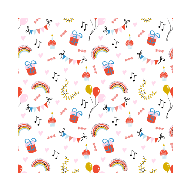 Colorful Birthday pattern by DanielK