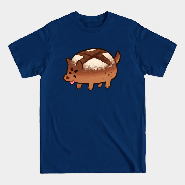 Disover Bread Doggo - Hot cross Bun - Dog - T-Shirt