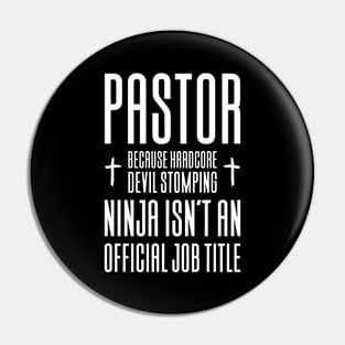 Pastor Church Jesus Pin