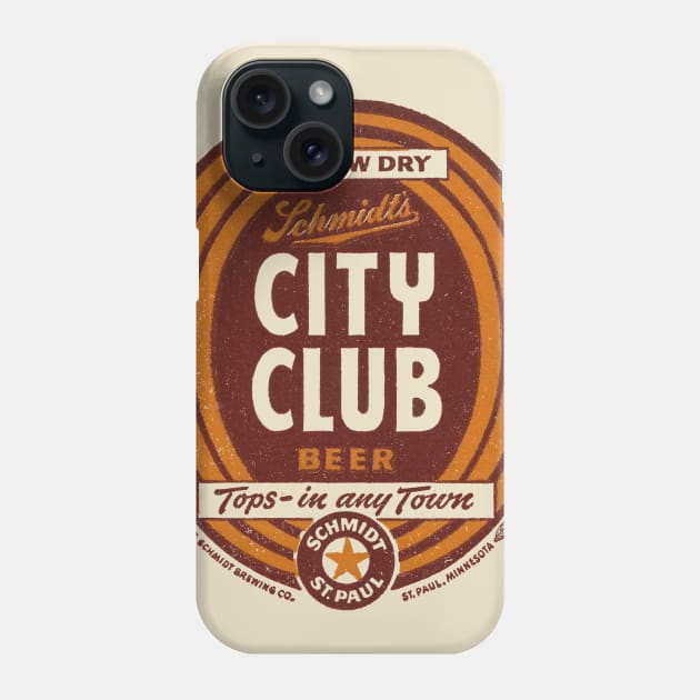 City Club Beer Phone Case by MindsparkCreative