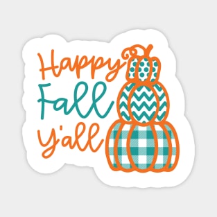 Happy Fall Y’all Halloween Autumn Southern Cute Magnet