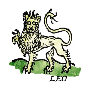 Leo - Medieval Astrology: T-Shirt