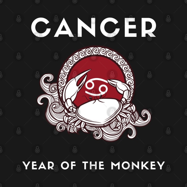 CANCER / Year of the MONKEY by KadyMageInk