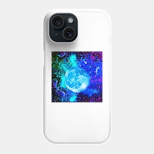 Galaxy Moon and Stars Phone Case