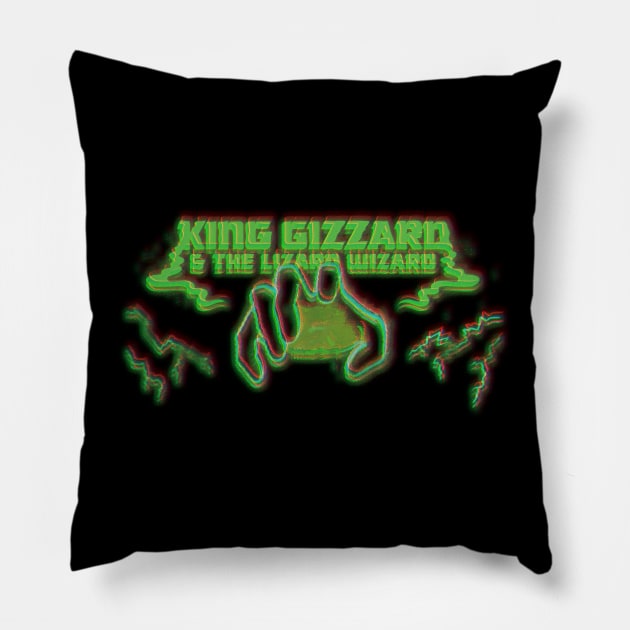 This Is King Gizzard hand Pillow by Luba