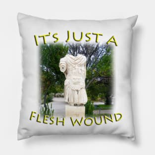 It's Just a Flesh Wound - Funny Pillow