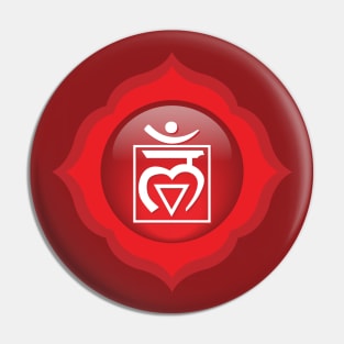 Root Chakra: Muladhara Symbol Pin