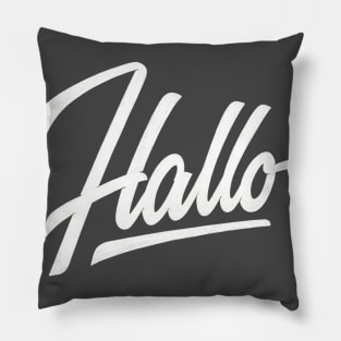 Hallo_Wht Pillow