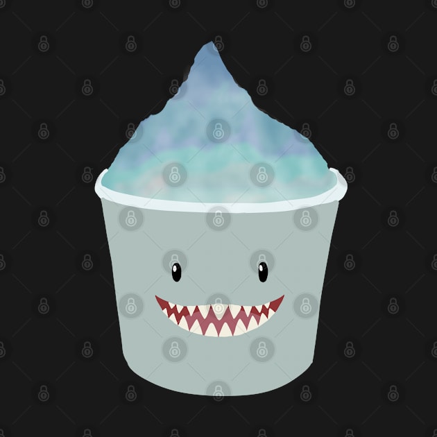 Hawaiian shaved ice shark by Becky-Marie