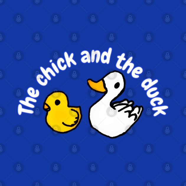 The chick  and the duck by Fantasticallyfreaky