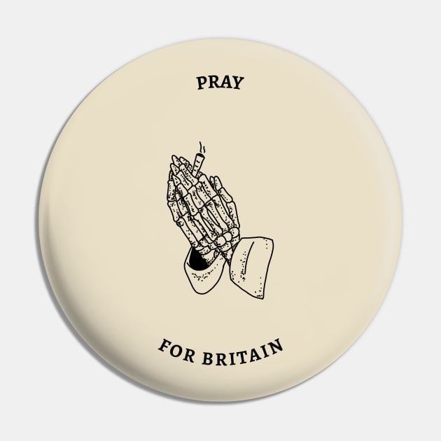 Pray For Britain Pin by sxiri