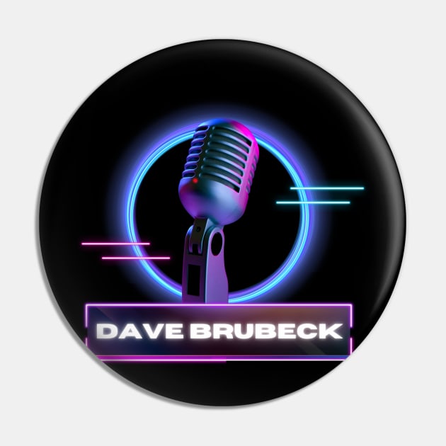 Dave Brubeck // Old Mic Pin by Mamamiyah